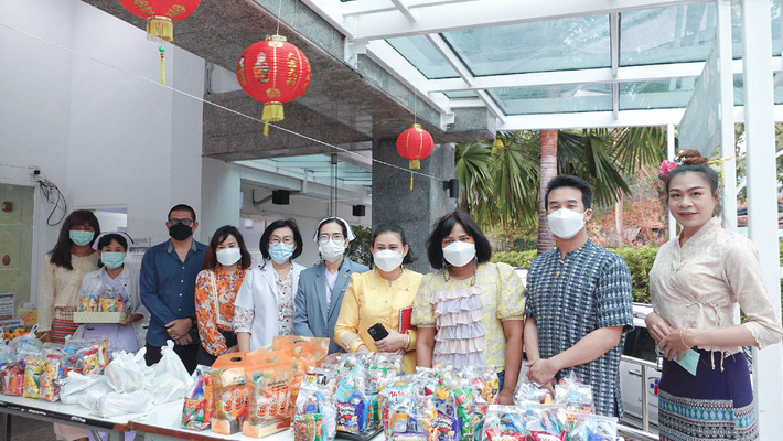 Chiang Mai Hospital Hospital held a ceremony to make merit for the year 2023